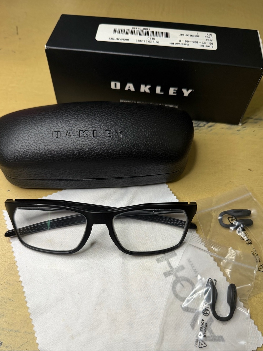 Oakley Hex Jector Men's Eyewear Frames in Satin Black